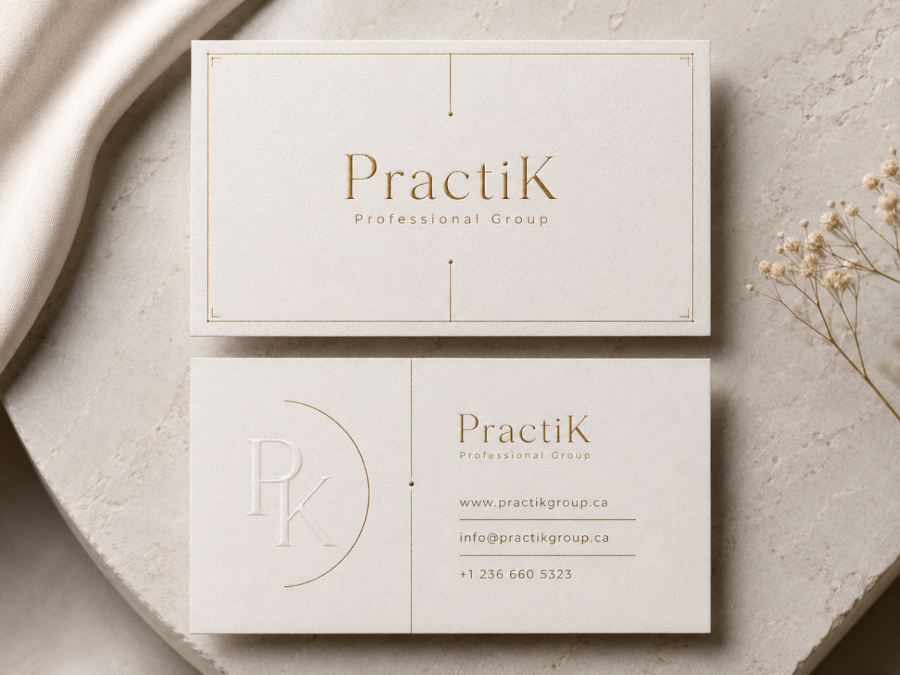 Business Card Design Sample — Concept Sample sample by PractiK Branding Studio