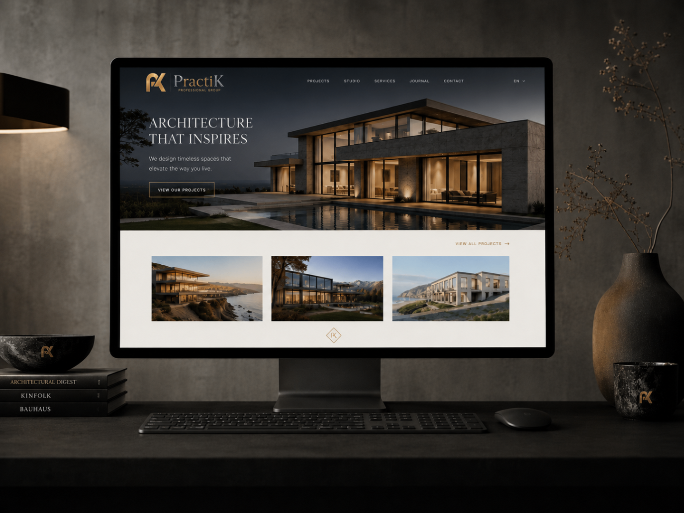 Website Design Sample — Concept Sample sample by PractiK Branding Studio