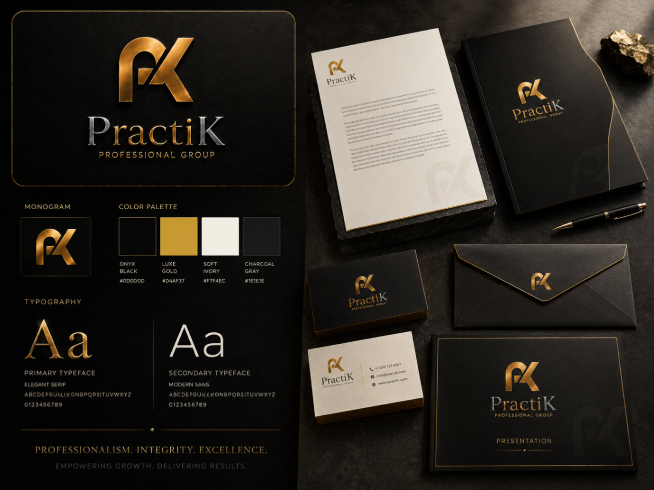 Brand Identity Portfolio Concept — Portfolio Concept sample by PractiK Branding Studio