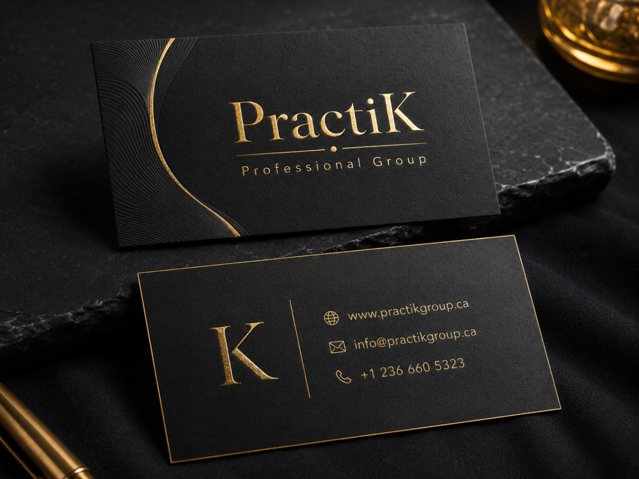 Business Card Design Sample — Concept Sample sample by PractiK Branding Studio