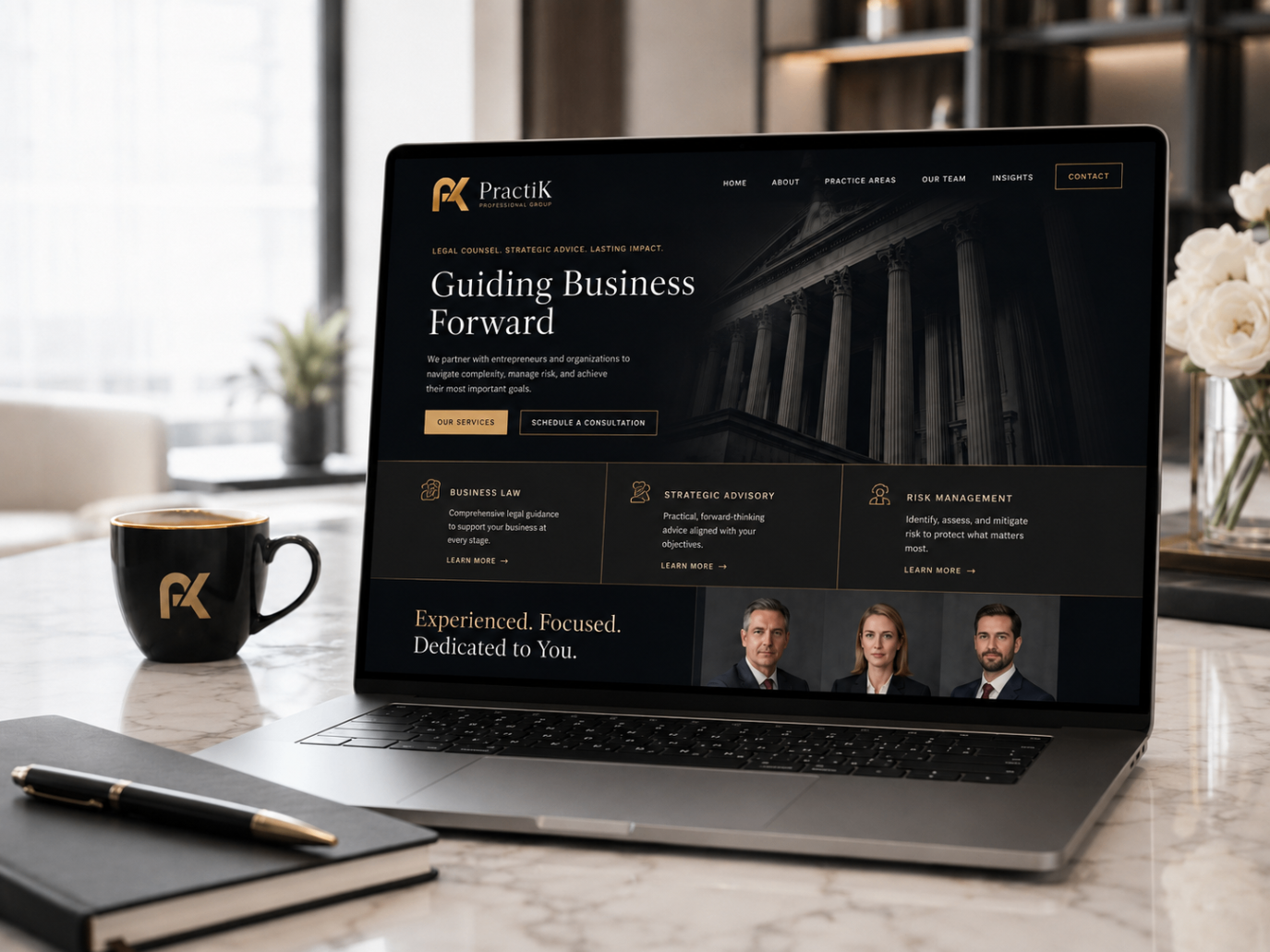 Website Design Sample — Concept Sample sample by PractiK Branding Studio